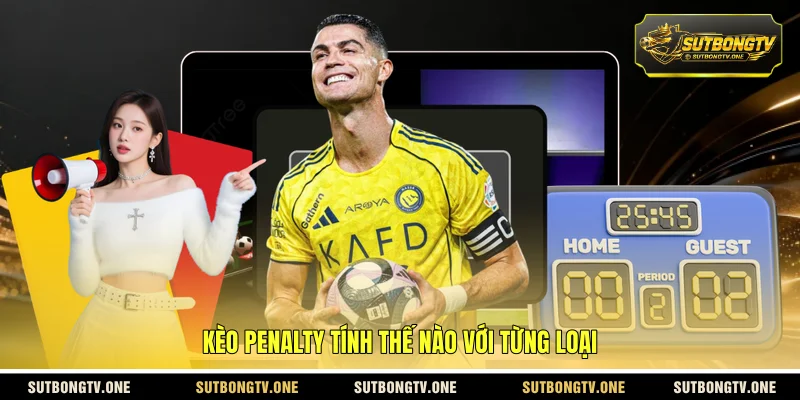 Kèo penalty tính thế nào với từng loại 